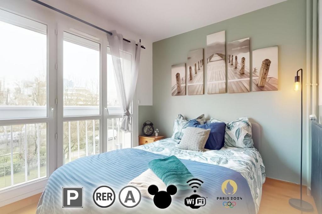 Proche Disney & Paris-2 Min Gare Noisy-le-Grand ภายนอก รูปภาพ